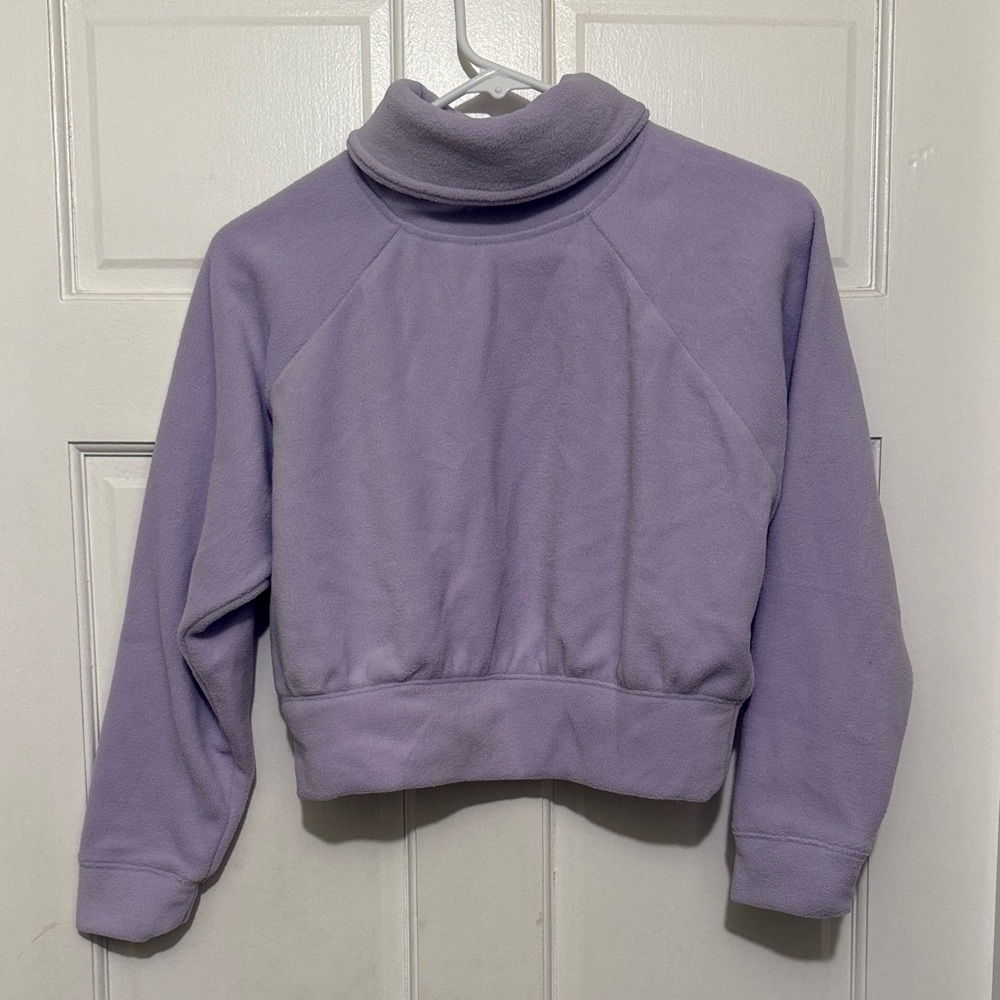 Old Navy Go-Warm Shirt - Lavender, Girls Size L (10–12)